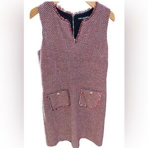 Karl Lagerfeld Tweed Shift Dress Size 10 NWT